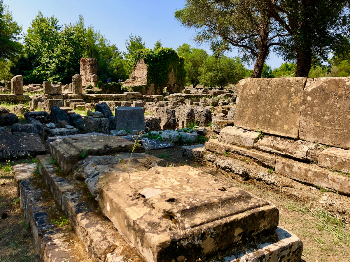 Развалины древней Олимпии